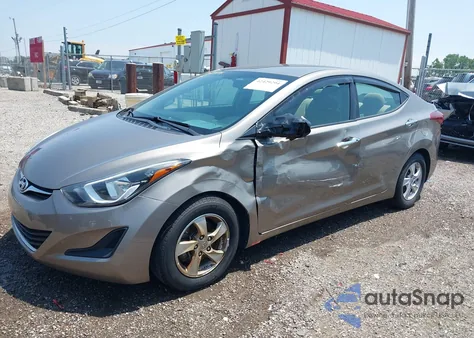 2015 Hyundai Elantra Se из США, поврежденный, VIN 5NPDH4AE4FH598584